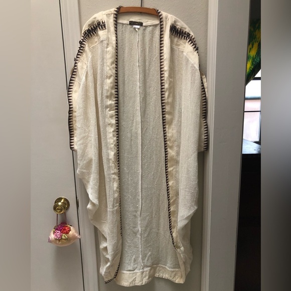 Open sleeve kimono made with cotton and all natural materials - Picture 2 of 11